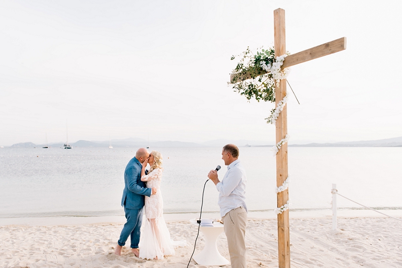 Intimate Wedding On The Beach Sardinia 09